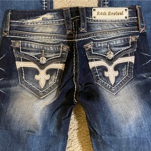 Rock revival Leah Boot denim women’s jeans size 26 new